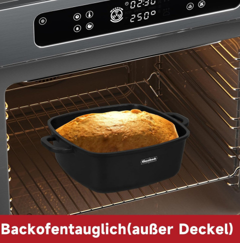 Garnek, brytfanka z powłoką zapobiegającą przywieraniu 4,5 L, Eisenbach Garnek, brytfanka z powłoką zapobiegającą przywieraniu 4,5 L, Eisenbach