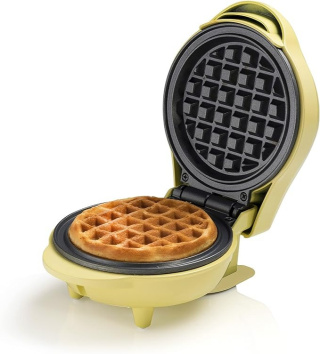 Gofrownica Bestron, 550 W, na mini gofry, żółta
