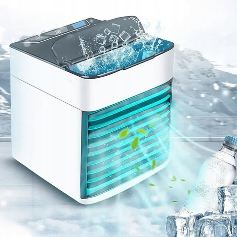 Przenośny mały klimatyzer USB na wodę i lód 3W1