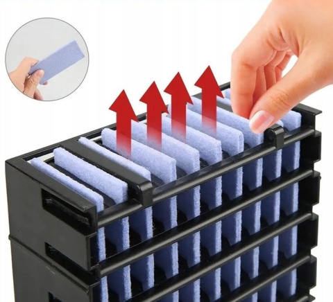 Przenośny mały klimatyzer USB na wodę i lód 3W1