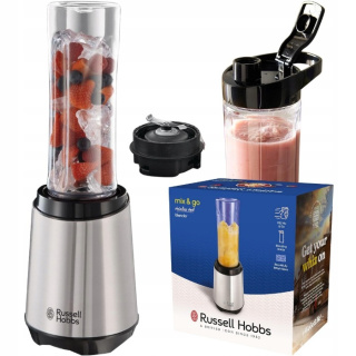 BLENDER KIELICHOWY PERSONALNY DO KOKTAJLI LODU MOCNY 300W RUSSELL HOBBS