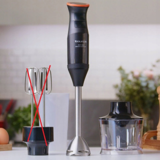 BLENDER RĘCZNY 1200W WIELOFUNKCYJNY TAURUS DODATKI, bez końcówek do ubijania białek, TURBO