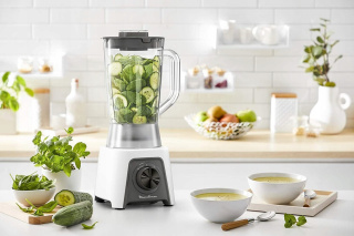Blender kielichowy Moulinex LM2C0110 450 W biały