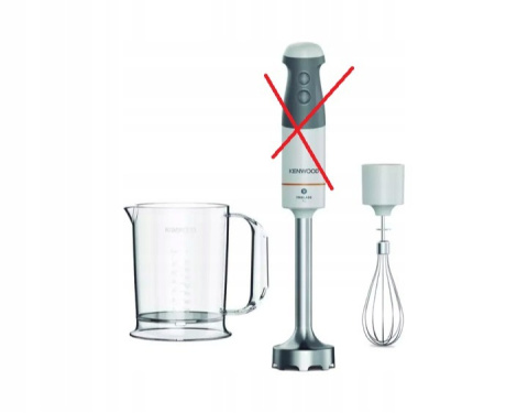 Blender kuchenny Kenwood Triblade 800 W HDP302WH akcesoria, brak napędu