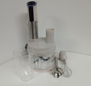 Blender ręczny 800W TURBO Stal nierdzewna AKCESORIA
