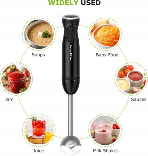 Blender ręczny Bonsenkitchen HB3201 1000 W czarny Blender ręczny Bonsenkitchen HB3201 1000 W czarny