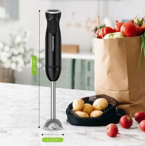 Blender ręczny Bonsenkitchen HB3201 1000 W czarny Blender ręczny Bonsenkitchen HB3201 1000 W czarny