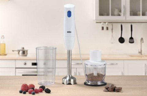 Braun MultiQuick1 MQ 450 W blender ręczny, biały Braun MultiQuick1 MQ 450 W blender ręczny, biały