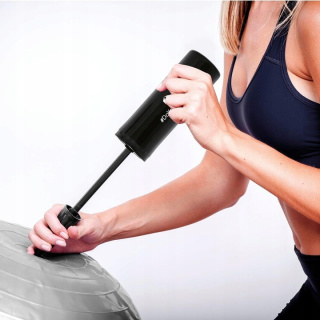 DoYourFitness Piłka gimnastyczna z pompką | do siedzenia fitness 65cm, szara