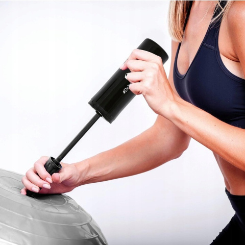 DoYourFitness Piłka gimnastyczna z pompką | do siedzenia fitness 65cm, szara DoYourFitness Piłka gimnastyczna z pompką | do siedzenia fitness 65cm, szara