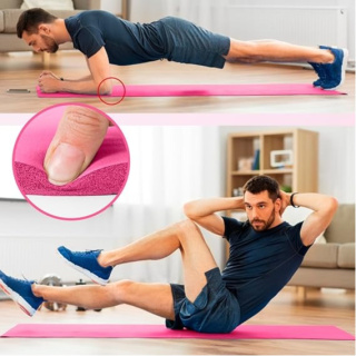 Mata do ćwiczeń, fitness 183x61x1,5 cm