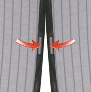 Moskitiera magnetyczna do drzwi zasłona przeciw owadom 90 cm x 210, drzwi balkonowe,taras