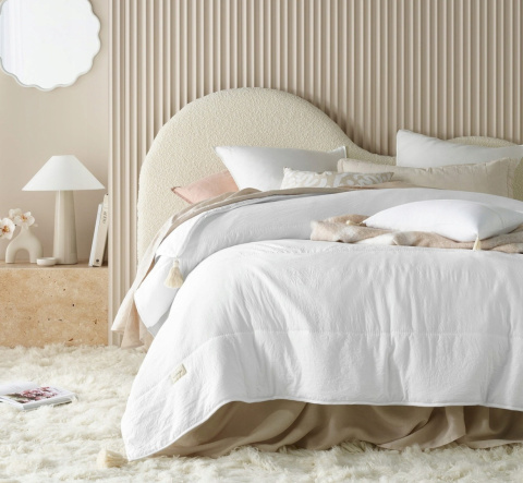 Narzuta Na Łóżko 170x210 Pikowana NOEMI biała Dekoracyjna Kapa ROOM99 Narzuta Na Łóżko 170x210 Pikowana NOEMI biała Dekoracyjna Kapa ROOM99