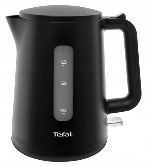 TEFAL Czajnik Elektryczny 2400W 1.7L Czarny TEFAL Czajnik Elektryczny 2400W 1.7L Czarny