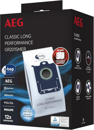 Worki do odkurzacza AEG GR201SMER MEGA PACK 12 SZT