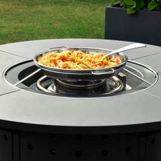 Zestaw akcesoriów do grillowania Meateor wok misa stal nierdzewna