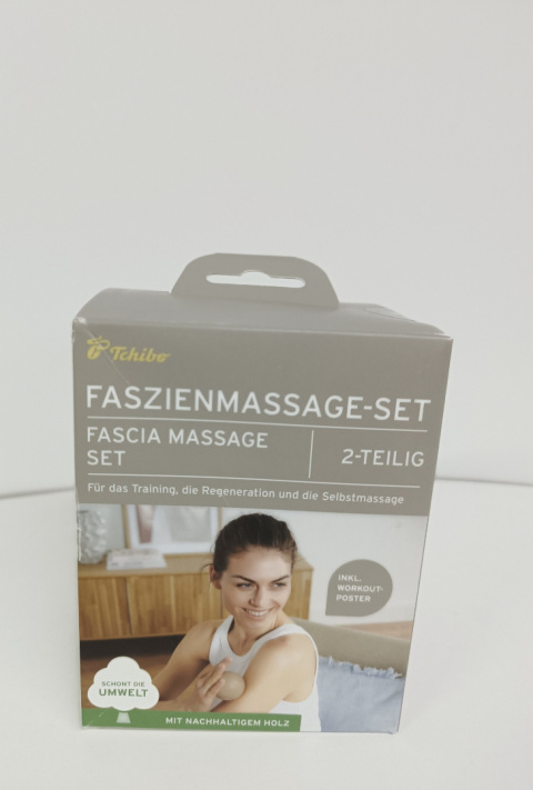 Zestaw z drewna do masażu powięzi mięśni, masażer z drewna - 2 szt Zestaw z drewna do masażu powięzi mięśni, masażer z drewna - 2 szt