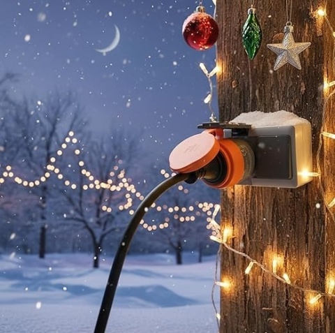 4 szt Gniazda radiowe z pilotem zdalnego sterowania, zewnętrzne