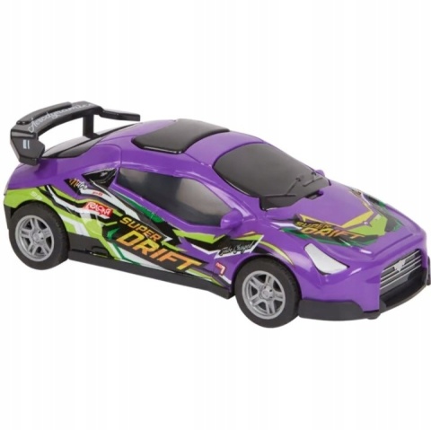 Auto zabawka sportowe drift fioletowe samochód wyścigowy dla dzieci