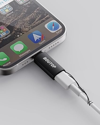 BOUTOP adapter USB C na Lightning do szybkiego ładowania