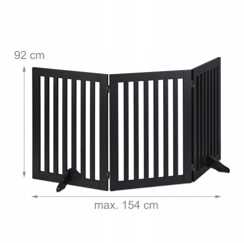 Barierka wolnostojąca dla dzieci i psów drewniana