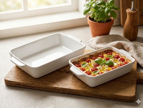 Ceramiczne formy do zapiekania Zestaw 2 szt