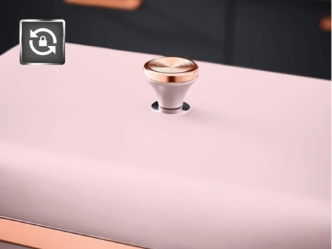 Chlebak Tower Bread Bin T826130ONK – stylowy, różowy z miedzianymi detalami