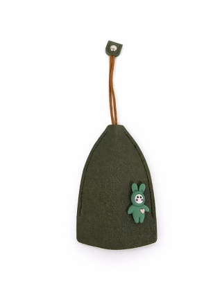 Etui na kluczyki ze skóry PU, torba wodoodporna, zieleń 1 szt