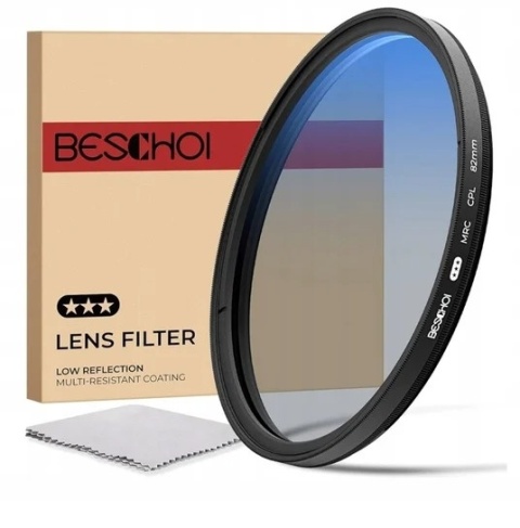 Filtr polaryzacyjny BESCHOI CPL 52mm wielowarstwowy wodoodporny slim