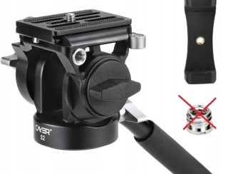 GŁOWICA STATYWU WIDEO CAYER S2 Z PŁYTKĄ MONTAŻU DO KAMER LUSTRZANEK