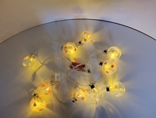 Girlanda wiosenna Dekoracyjny łańcuch świetlny NA BATERIE 10LED