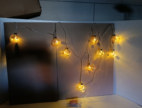 Girlanda wiosenna Dekoracyjny łańcuch świetlny NA BATERIE 10LED