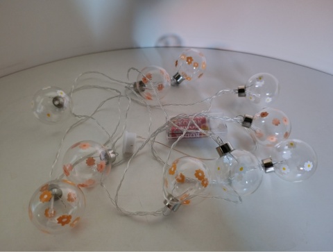 Girlanda wiosenna Dekoracyjny łańcuch świetlny NA BATERIE 10LED