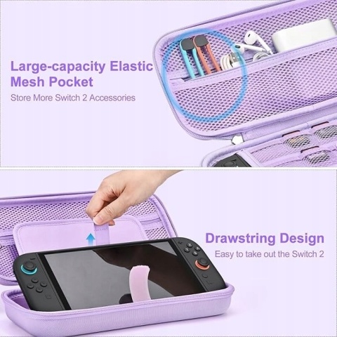 Etui CASE ETUI OBUDOWA DO SWITCH 17 FIOLETOWA