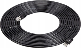 Kabel sieciowy Cat 7 czarny PS4 20 m