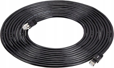 PŁASKI KABEL INTERNET LAN CAT7 – ZESTAW 20M + UCHWYTY