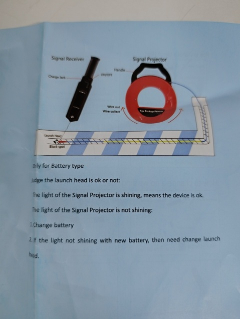 LOKALIZATOR ZATORÓW I NIEDROŻNOŚCI RUR PCV / METAL 30 m