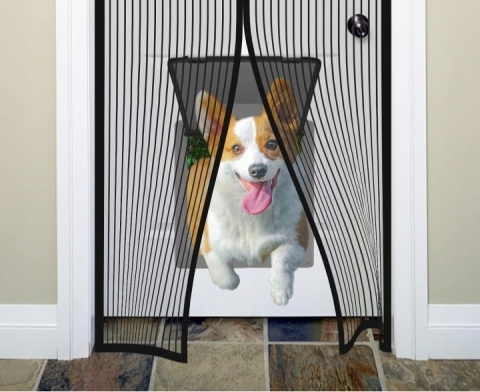 MOSKITIERA NA DRZWI BALKONOWE MAGNES ZASŁONA KURTYNA SZCZELNA 75x200cm DIKER