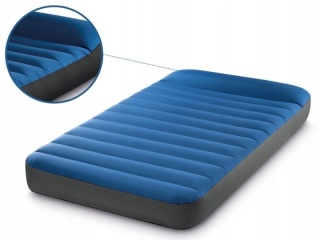 Materac Dmuchany Turystyczny Kempingowy Intex pompka USB+ ładowarka