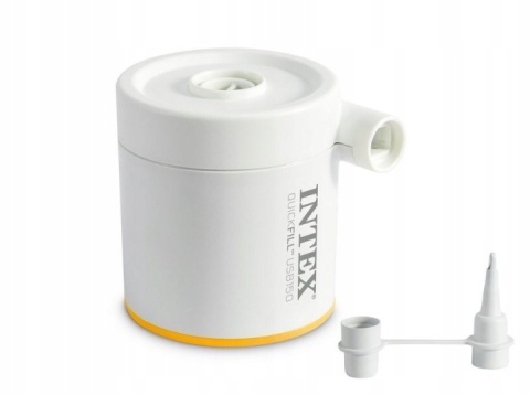 Materac Dmuchany Turystyczny Kempingowy Intex pompka USB+ ładowarka