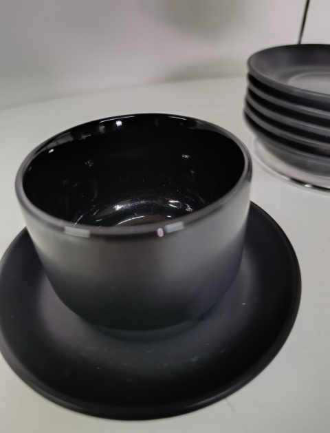 Miamio Zestaw Filiżanek Do Espresso 5x75ml Czarne