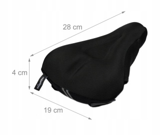 Nakładka na Siodełko rowerowe Pokrowiec z żelem 190 mm Relaxdayas