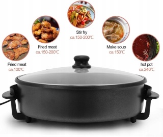 PATELNIA ELEKTRYCZNA SUPERLEX 40 CM ELEKTRYCZNY MULTI COOKER