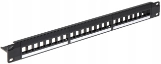 Patchpanel 24 porty UTP modular