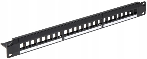 Patchpanel 24 porty UTP modular