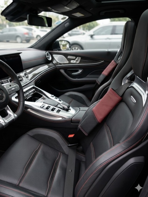 Nakładki Poduszki na pasy, 2 szt oddychające ochraniacze na pasy samochodowe, ekoskóra