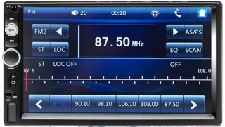 Radio samochodowe z kamerą cofania 2 DIN MP5 USB LCD 7'' 7023B