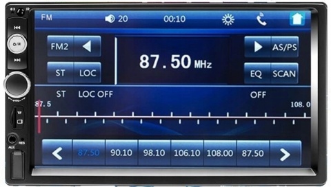 Radio samochodowe z kamerą cofania 2 DIN MP5 USB LCD 7'' 7023B