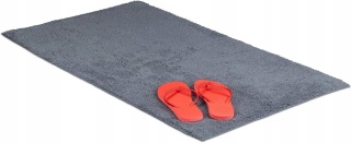 Relaxdays Dywanik łazienkowy XXL 60 x 100 Dywan bawełna