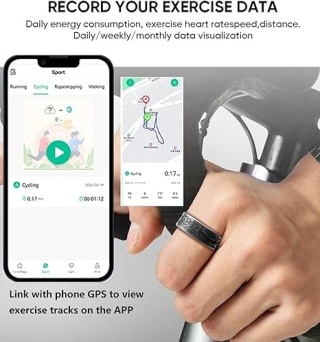 SMART RING W9 – Twoje Centrum Zdrowia na Palcu | Rozmiar 12